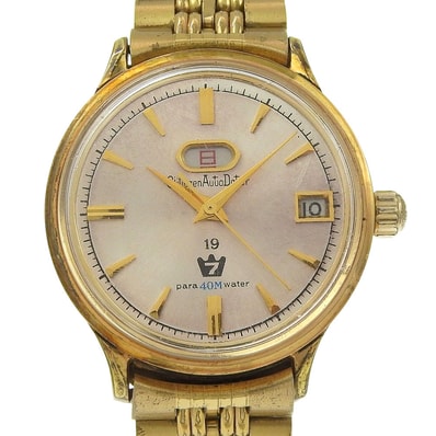 シチズン オートデーター7 デイデイト 19石 アンティーク メンズ腕時計