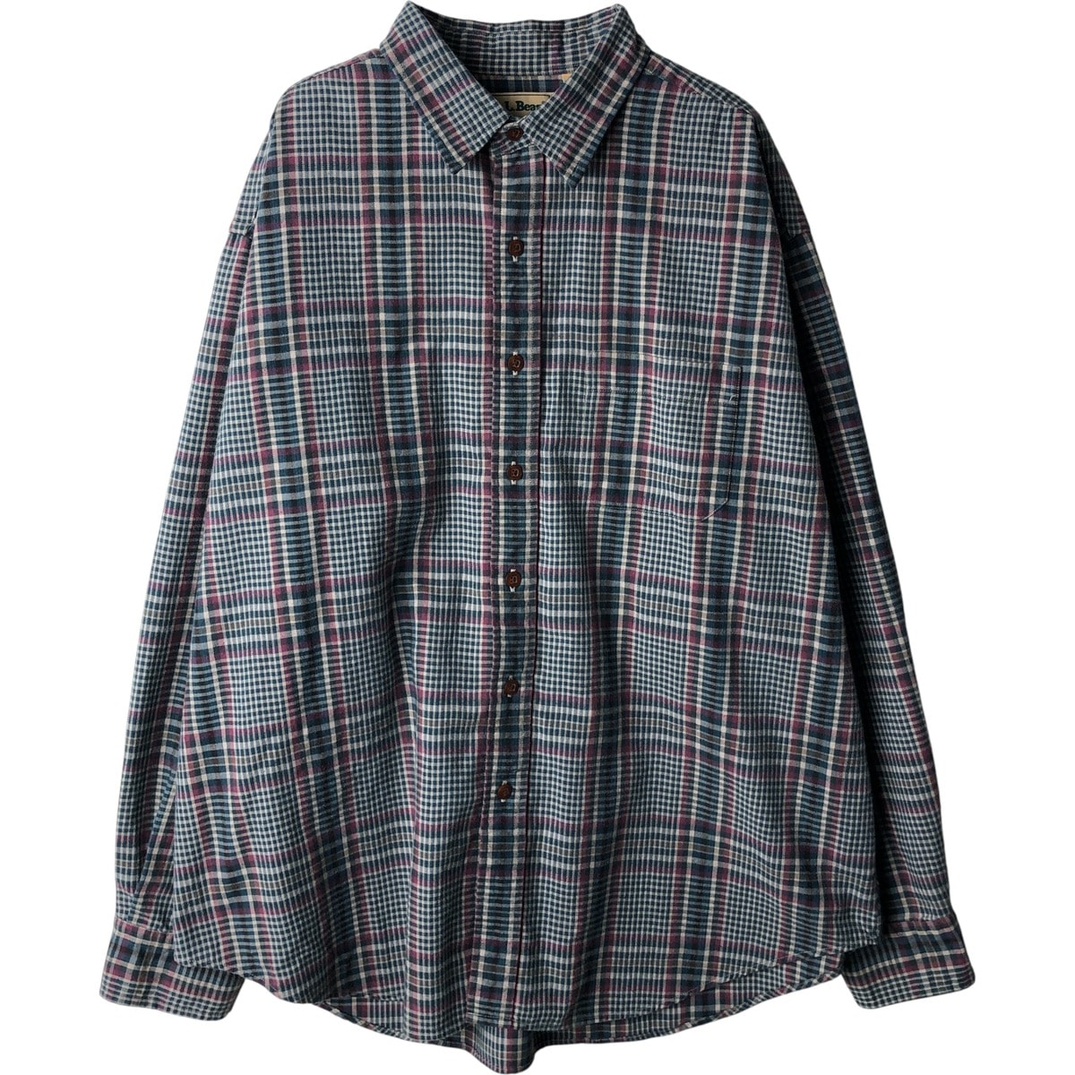古着 90年代 エルエルビーン L.L.Bean 長袖 フランネルチェックシャツ メンズXL相当 ヴィンテージ/eaa613228