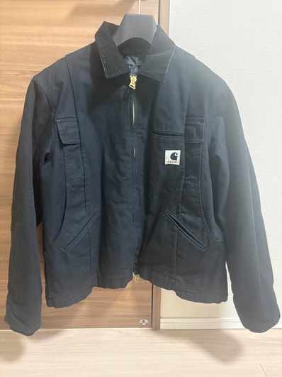 sacai x Carhartt WIP Duck Jacket "Black"