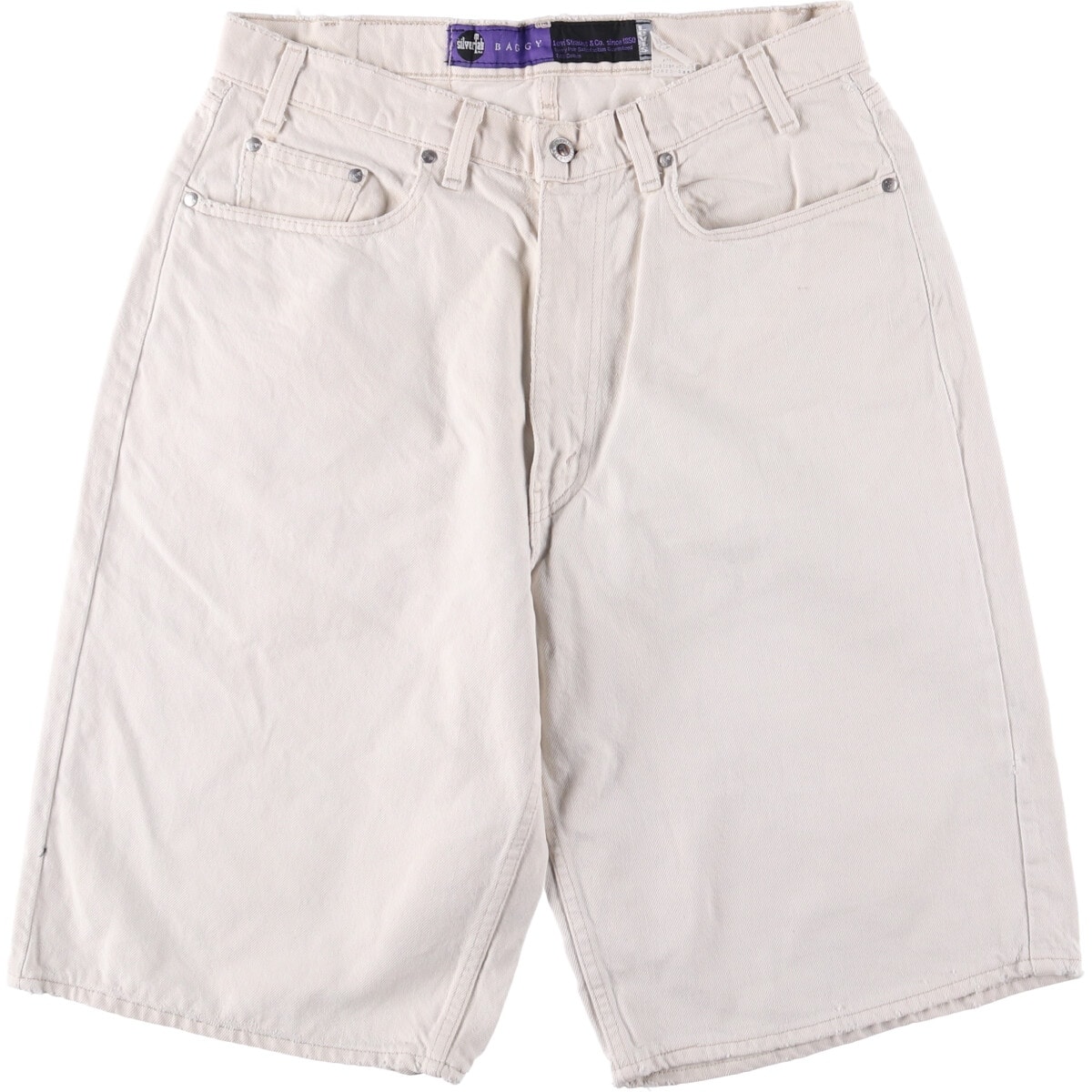 古着 90年代 リーバイス Levi's SILVER TAB シルバータブ BAGGY バギー デニムショーツ ハーフパンツ ジョーツ USA製 メンズw34相当 ヴィンテージ/eaa587970