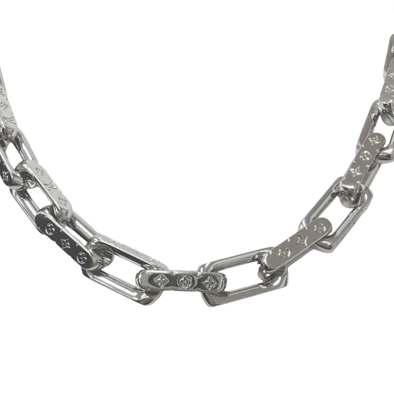 極美品 ルイヴィトン ネックレス シルバー メンズ M64196