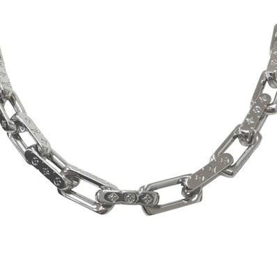 極美品 ルイヴィトン ネックレス シルバー メンズ M64196