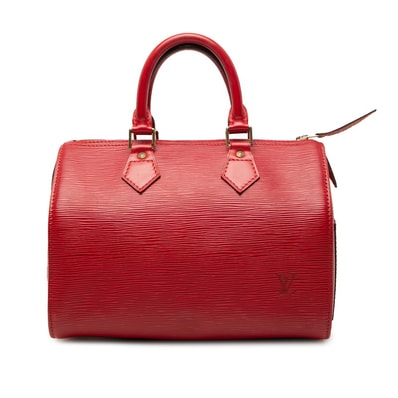 ルイ ヴィトン エピ スピーディ25 ハンドバッグ ミニボストンバッグ M43017 カスティリアンレッド レザー レディース LOUIS VUITTON 【中古】
