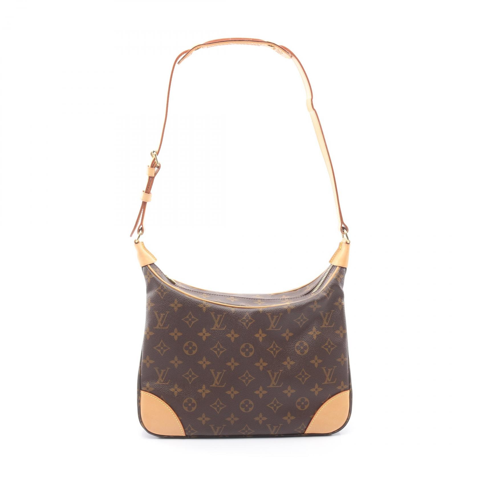 ルイ・ヴィトン LOUIS VUITTON ブローニュPM ショルダーバッグ バッグ PVCコーティングキャンバス レザー モノグラム レディース ブラウン系 M51265 【中古】