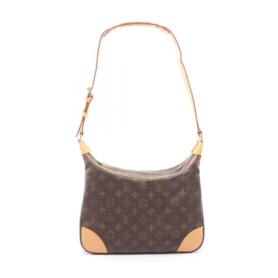 ルイ・ヴィトン LOUIS VUITTON ブローニュPM ショルダーバッグ バッグ PVCコーティングキャンバス レザー モノグラム レディース ブラウン系 M51265 【中古】