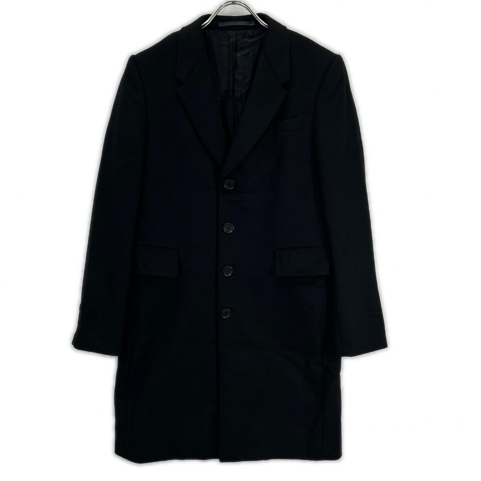 ポールスミス PP-SL-37422 ブラック カシミヤ100% スタンドカラーコート S