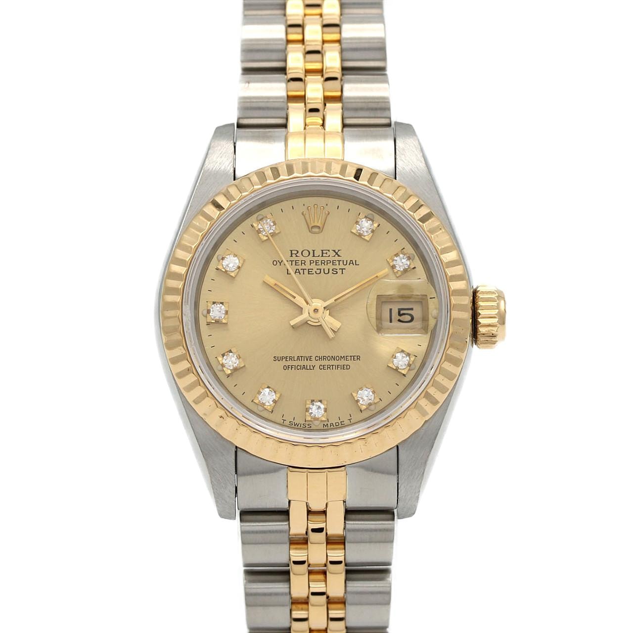 ロレックス デイトジャスト 69173G. SSxYG 自動巻 N番