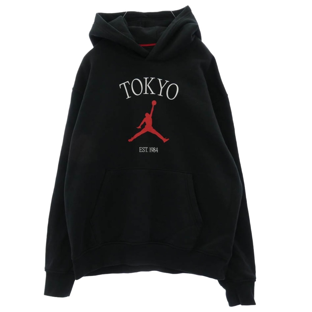 NIKE ナイキ パーカー HF1518-010 JORDAN TOKYO ロゴ プリント プルオーバー パーカー ブラック系 XL【中古】