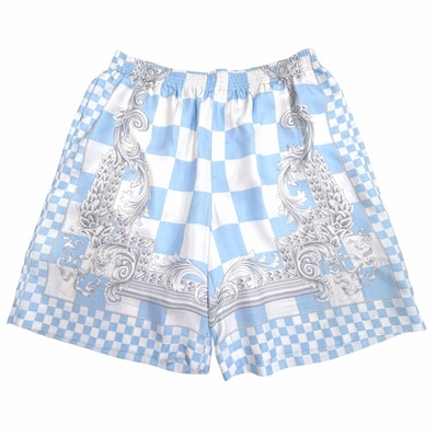 未使用品 ヴェルサーチ ショートパンツ ライトブルー 52 1002476