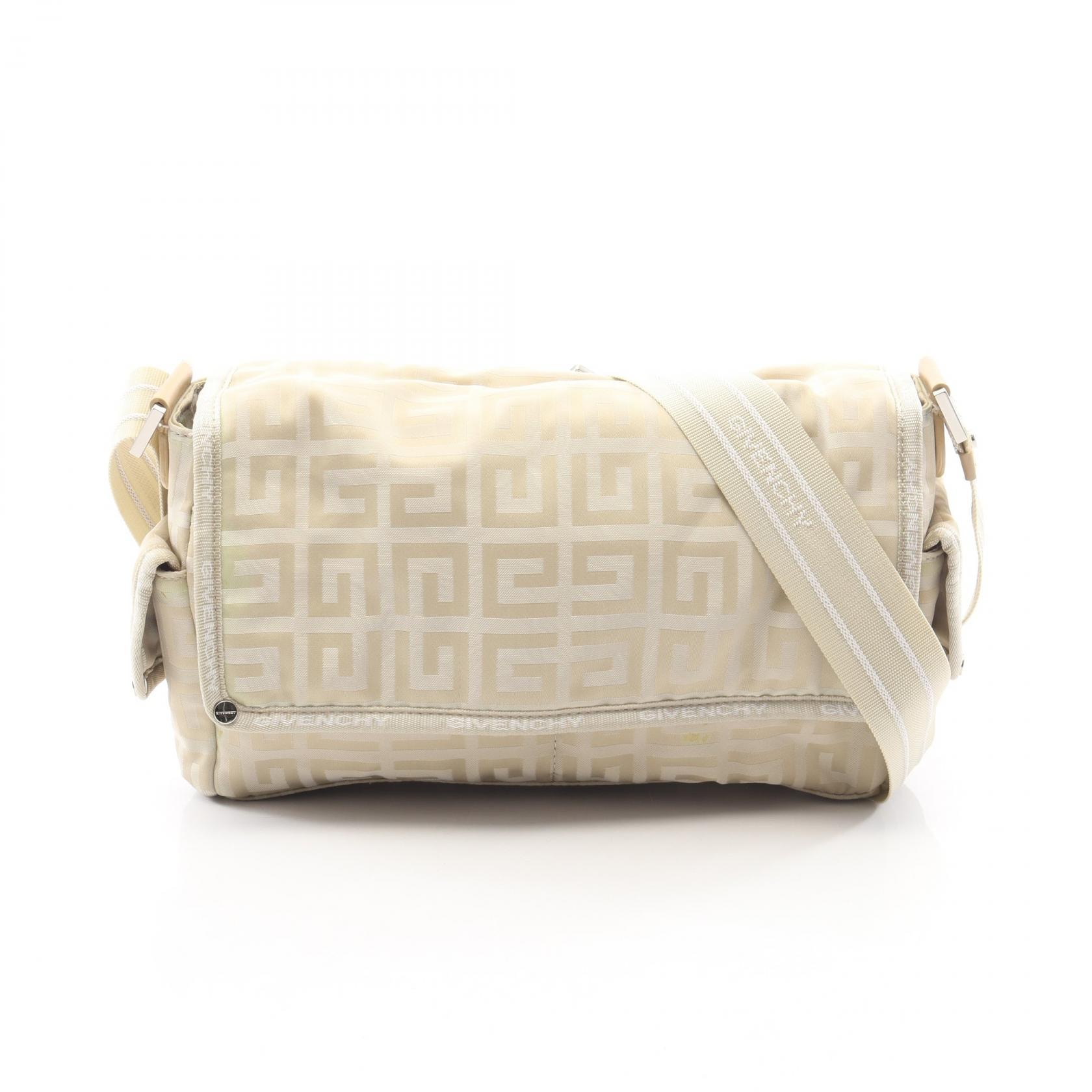 ジバンシィ GIVENCHY ショルダーバッグ バッグ ナイロン レディース ベージュ系 【中古】