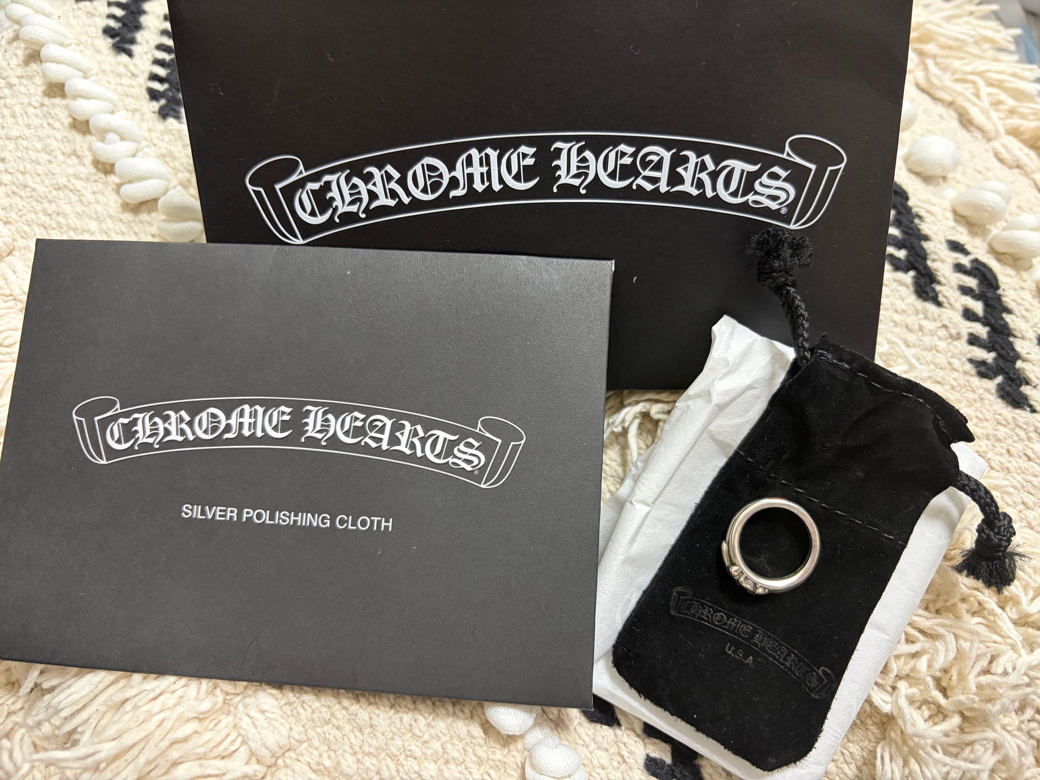Chrome Hearts Baby Classic Ring W / Dagger "Silver"