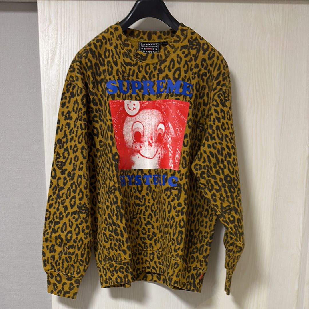 Supreme x HYSTERIC GLAMOUR Crewneck "Leopard Print"