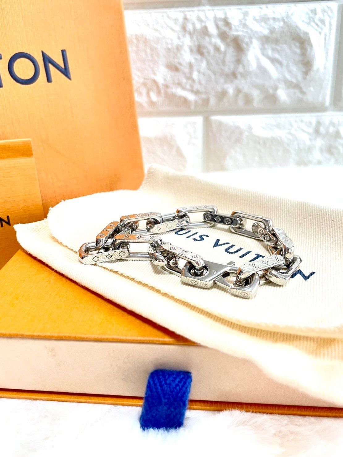 Louis Vuitton Monogram Chain Bracelet