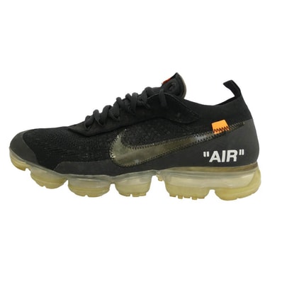 NIKE ナイキ OFF-WHITE オフホワイト AA3831-002 × Off-White オフホワイト Air Vapormax Black Total Orange Clear エアヴェイパーマックス ローカット スニーカー【中古】