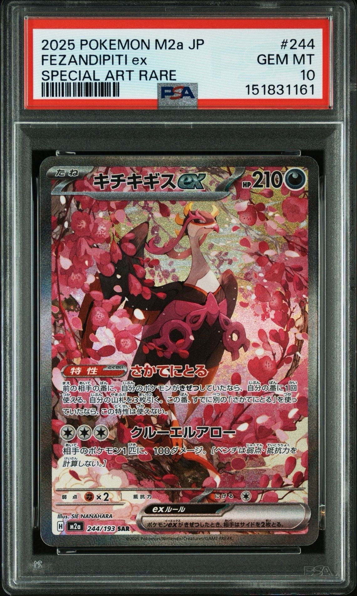 【PSA10】キチチギスex sar 244/193 メガドリームex ポケモンカード キチチギスex sar 244/193 メガドリーム - メルカリ ポケモンカードゲーム