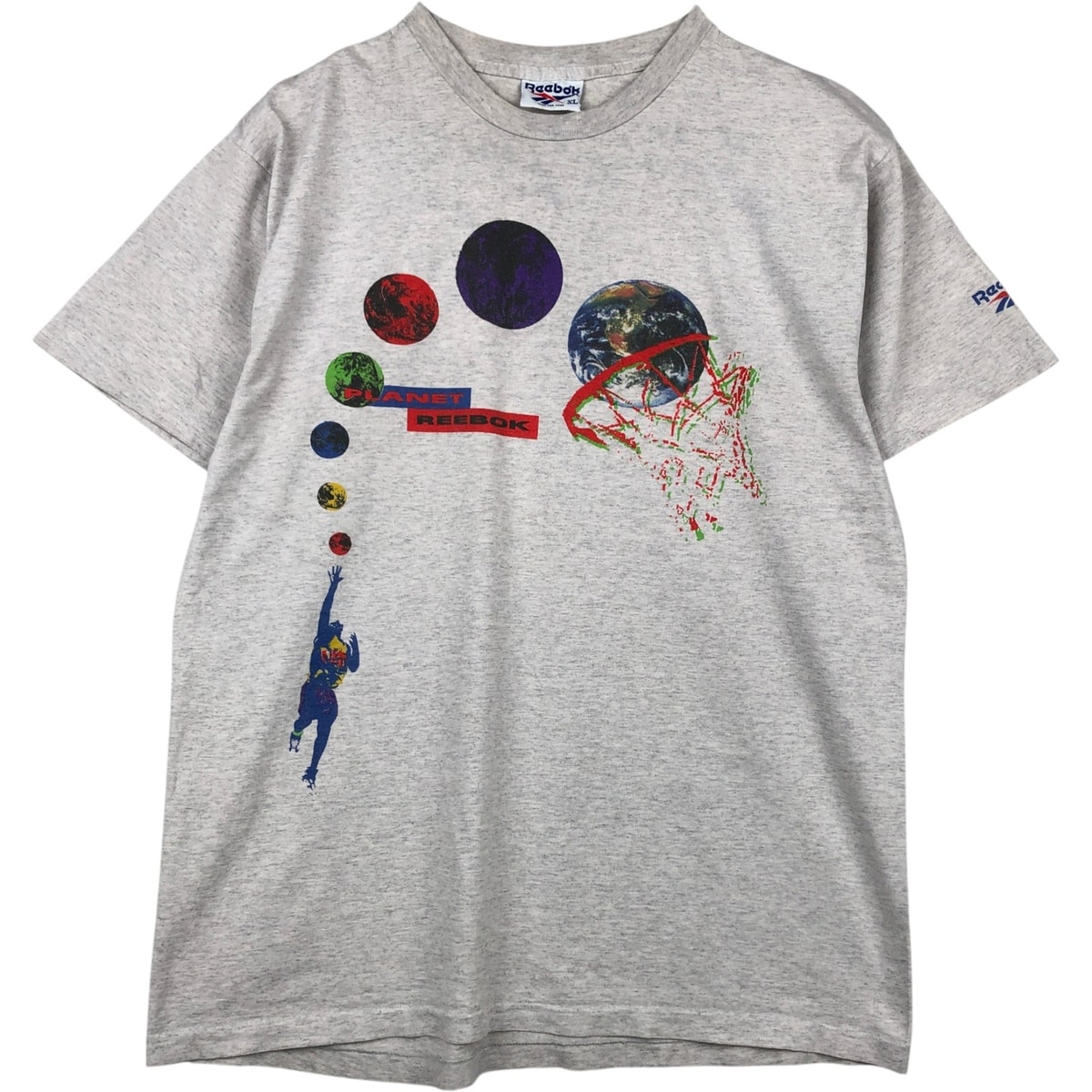 古着 90年代 リーボック Reebok スポーツプリントTシャツ USA製 メンズXL相当 ヴィンテージ/eaa639232