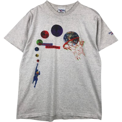 古着 90年代 リーボック Reebok スポーツプリントTシャツ USA製 メンズXL相当 ヴィンテージ/eaa639232
