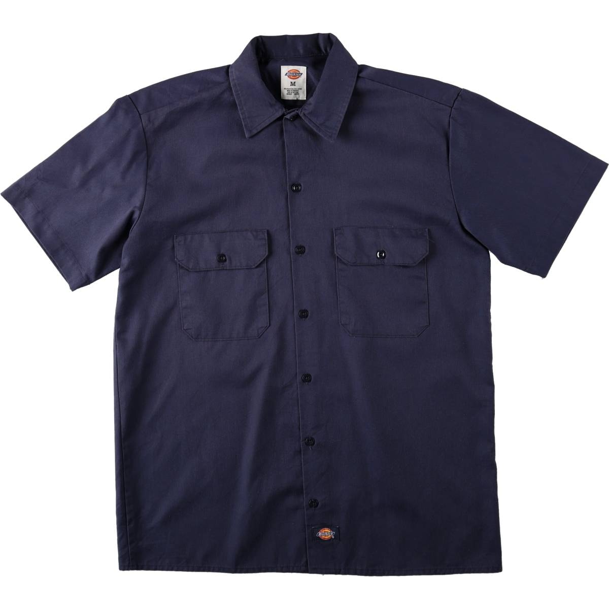 古着 ディッキーズ Dickies 半袖 ワークシャツ ボックスシャツ メンズM相当/eaa665186