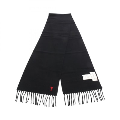 アミ AMI Ami De Coeur マフラー 衣料品 ウール メンズ レディース ブラック系 USF705AW004700 【新品】