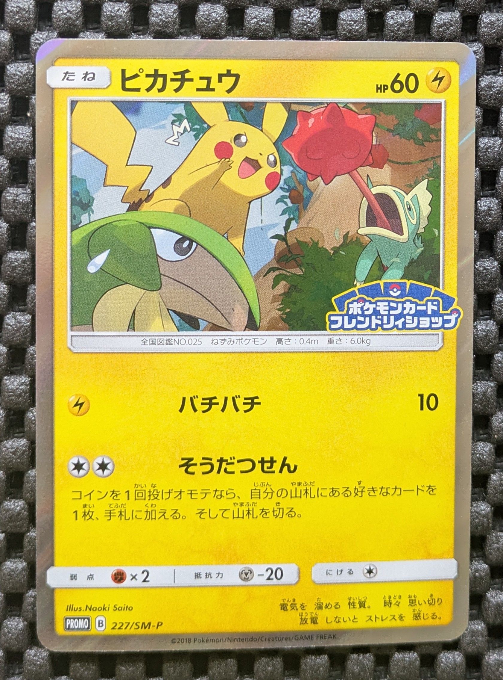 ピカチュウ P [SM-P 227](プロモーションカード「ポケモンカードフレンドリィショップ限定キャンペーン」)