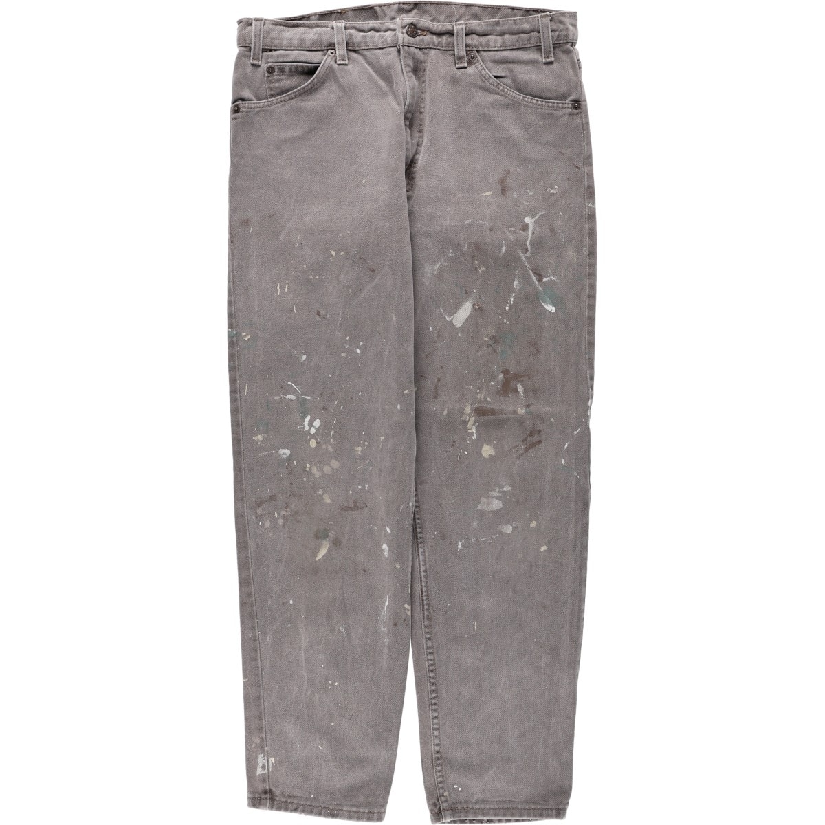 古着 90年代 リーバイス Levi's 550 RELAXED FIT TAPERED LEG ペイント オレンジタブ テーパードデニムパンツ USA製 メンズw34相当 ヴィンテージ/eaa673557