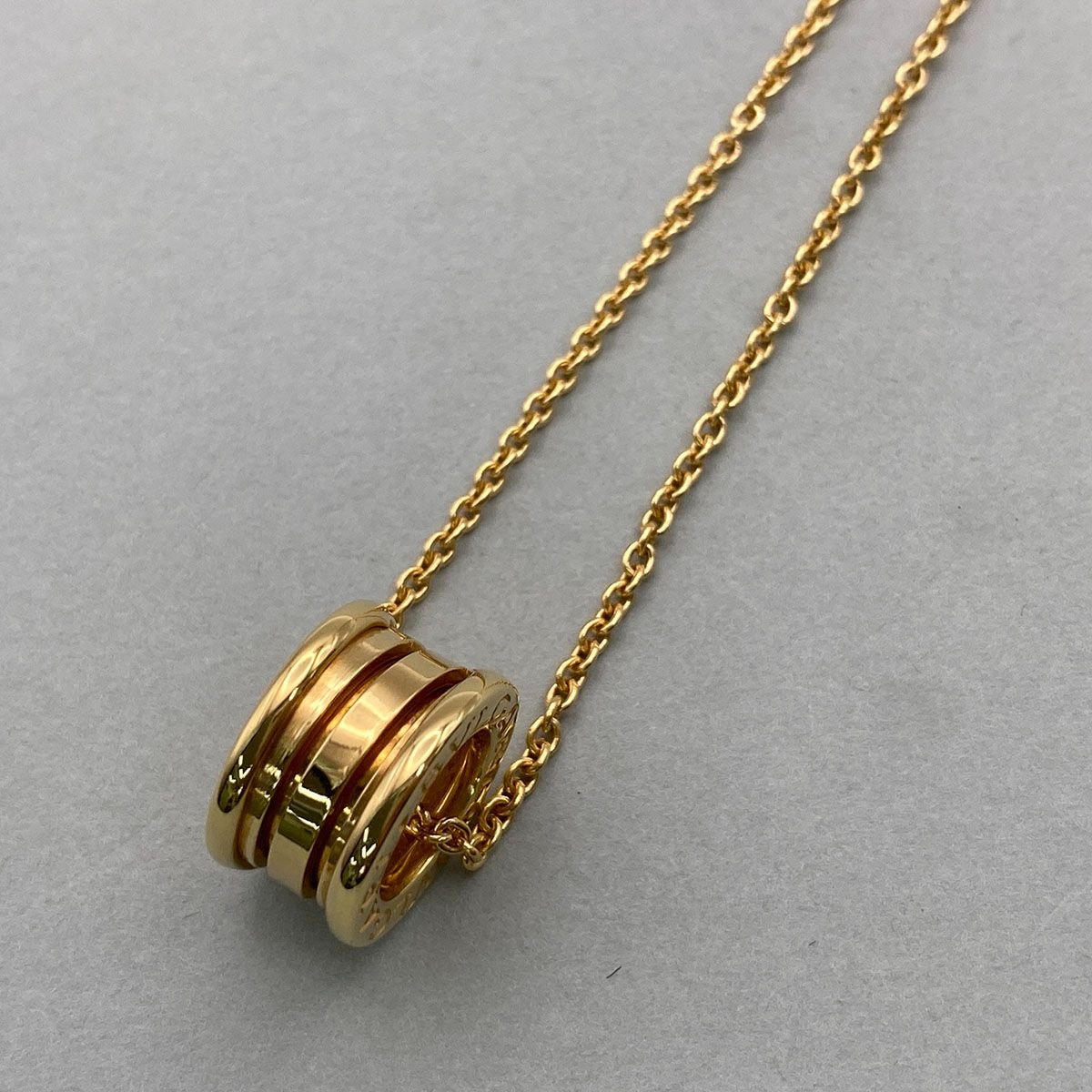 BVLGARI ブルガリ B-zero1 ビーゼロワン 750YG K18YG 40cm ネックレス CN851263/CL850524 K18イエローゴールド ゴールド レディース【中古】