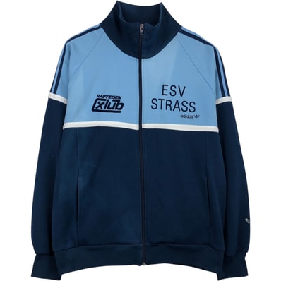 古着 70~80年代 アディダス adidas トレフォイルロゴ ジャージ トラックジャケット メンズL相当 ヴィンテージ/eaa634546