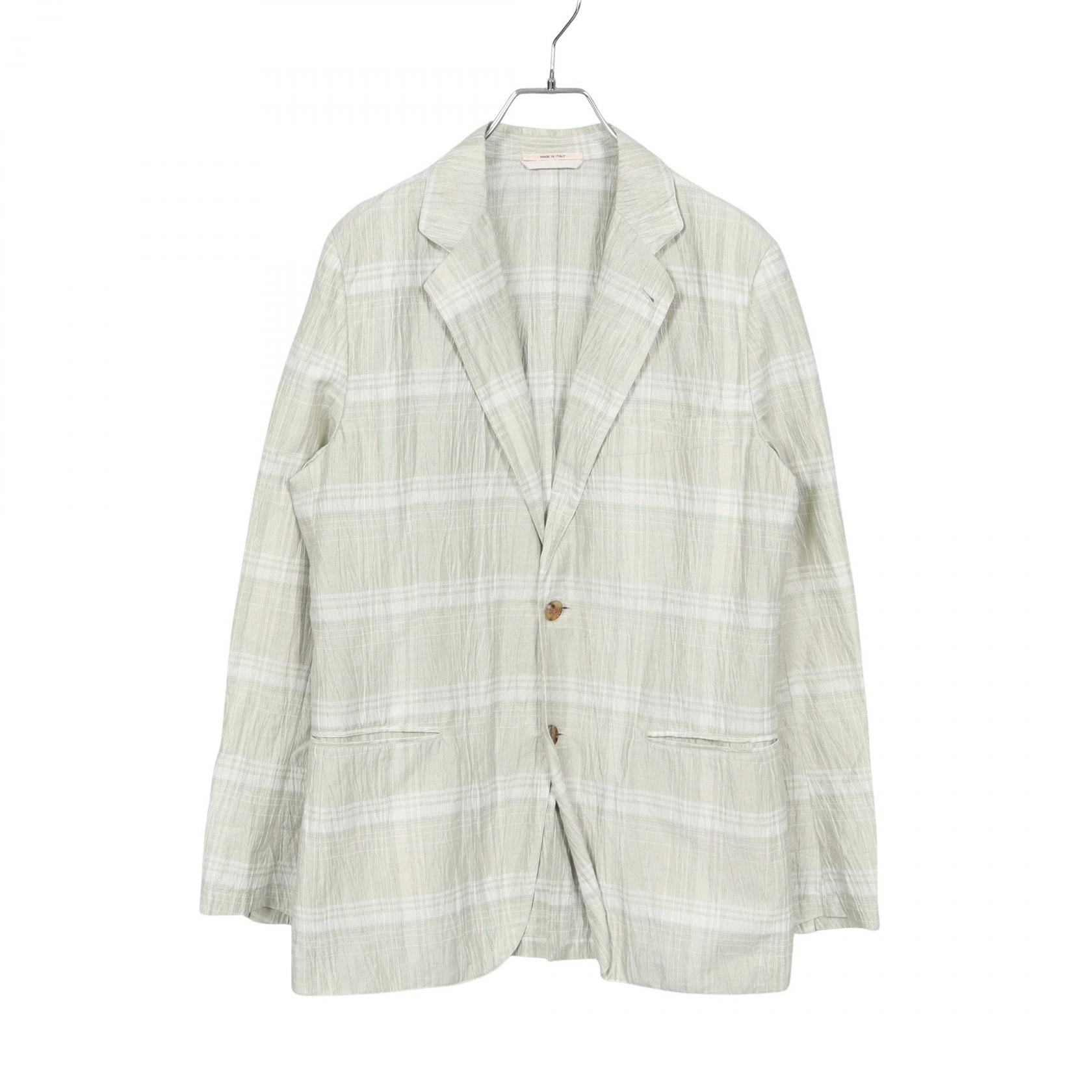 エルメス HERMES テーラードジャケット 衣料品 アウター ファブリック コットン / ポリエステル メンズ グリーン系 G19774K 【中古】