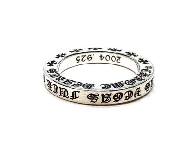 Chrome Hearts 3mm Spacer Ring LA Fuck You "Silver"