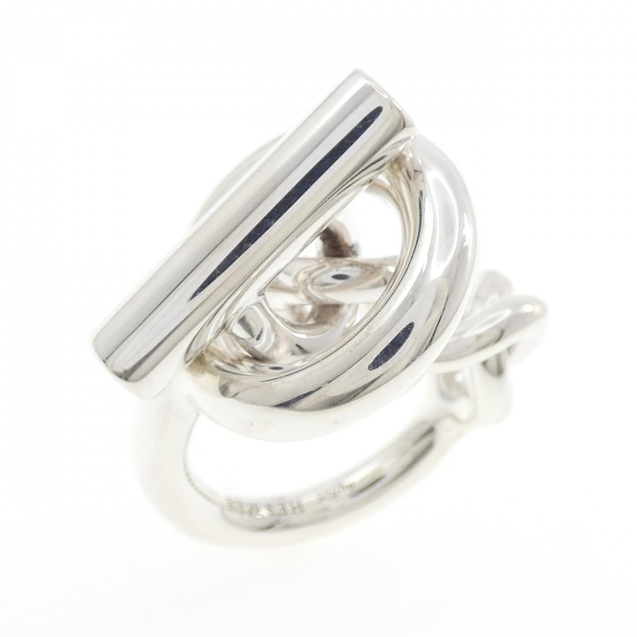 Hermes Croisette Ring GM Large Model "Silver"