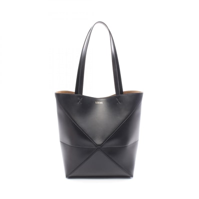 ロエベ LOEWE PUZZLE TOTE MEDIUM トートバッグ バッグ レザー レディース ブラック系 A657G50X011100 【新品】