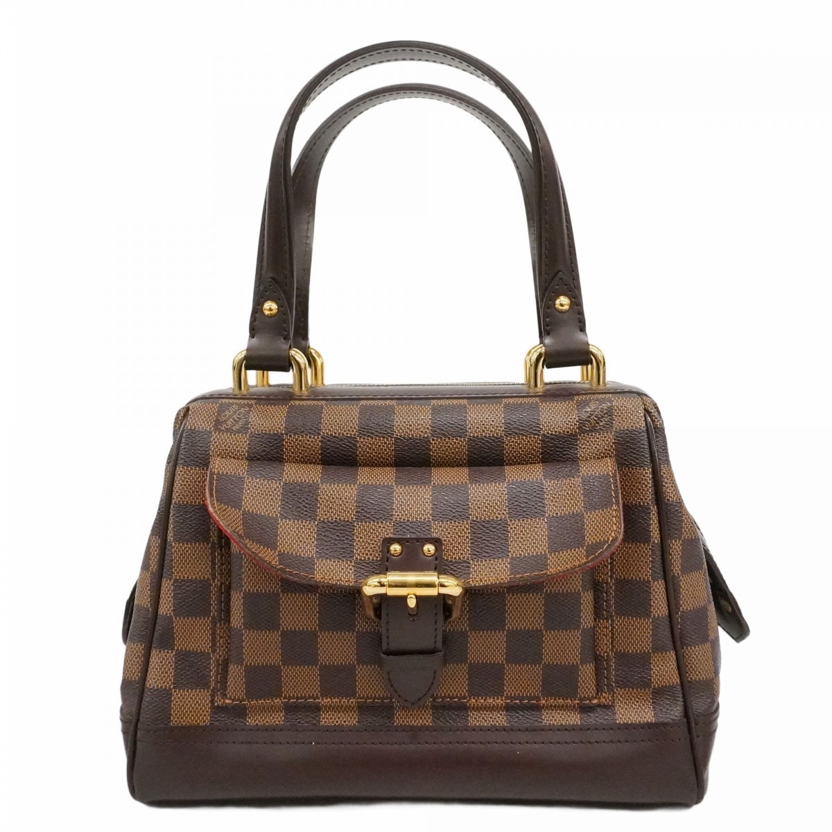 【6dd4706-k】ルイヴィトン ハンドバッグ ダミエ ナイツブリッジ N51201 エベヌ【中古】レディース