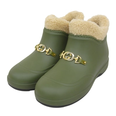 未使用品 グッチ ショートブーツ カーキグリーン レディース 38 627890
