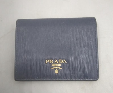 PRADA Metal Logo Wallet "Black"