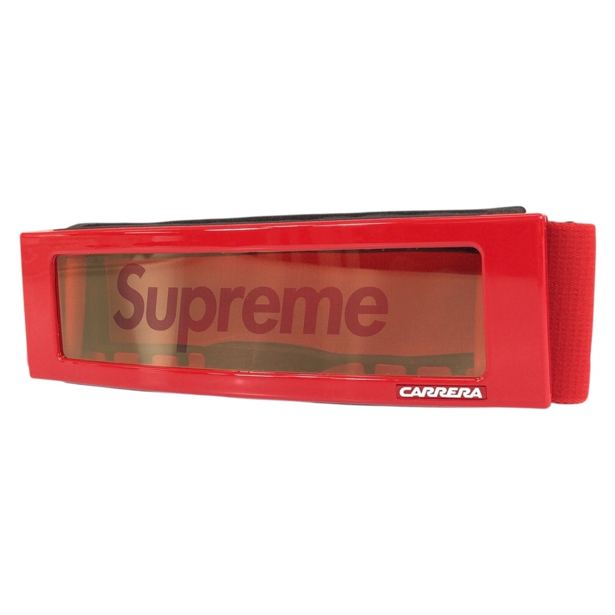 新品未使用 Supreme シュプリーム カレラ オーバートップ ゴーグル レッド プラスチック ゴム/ ゴーグル 505543 【中古】