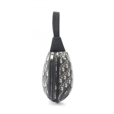 ディオール Dior SCARAB オブリーク ウエストバッグ ボディバッグ バッグ キャンバス レザー メンズ ベージュ系 / ネイビー系 / ブラック系 【中古】