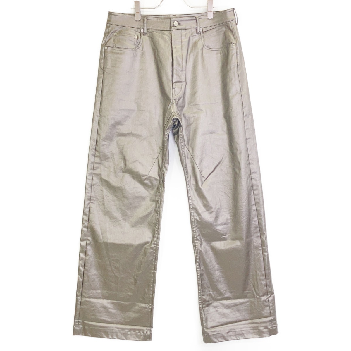 リックオウエンス RU01D3333-SCT ミディアムグレー  GETH JEANS ワイドパンツ 33