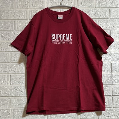 Supreme Paris Tee "Cardinal
"