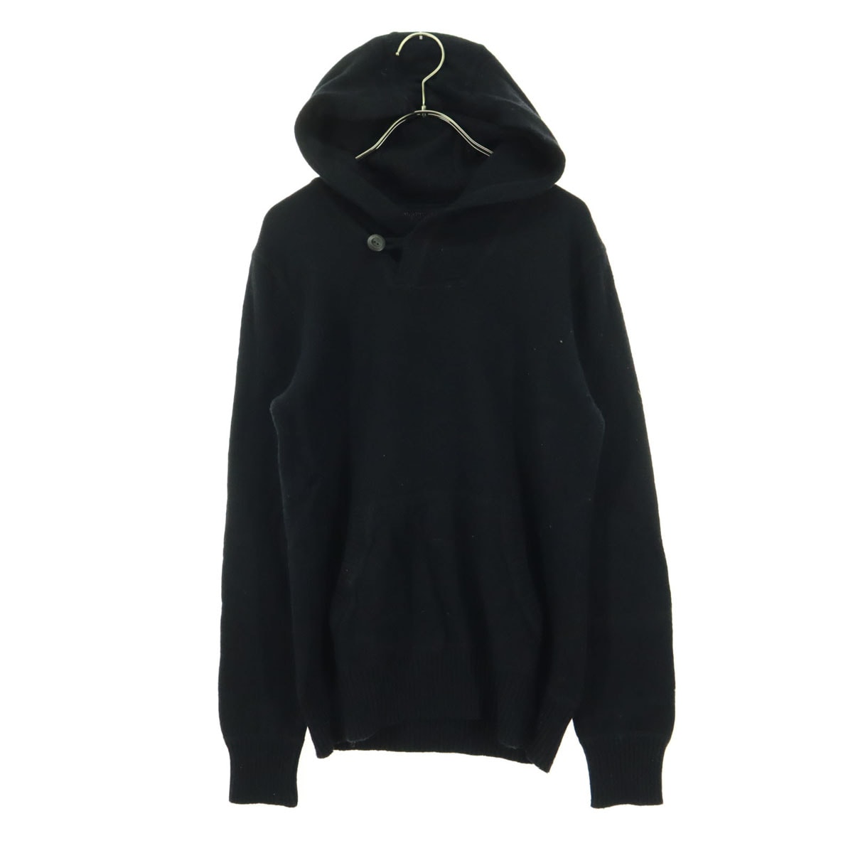 GAP ギャップ 長袖 ニット パーカー S ブラック