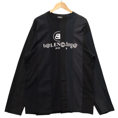 BALENCIAGA バレンシアガ 品番 661604 青山限定 カットアップ ロングカットソー 35420