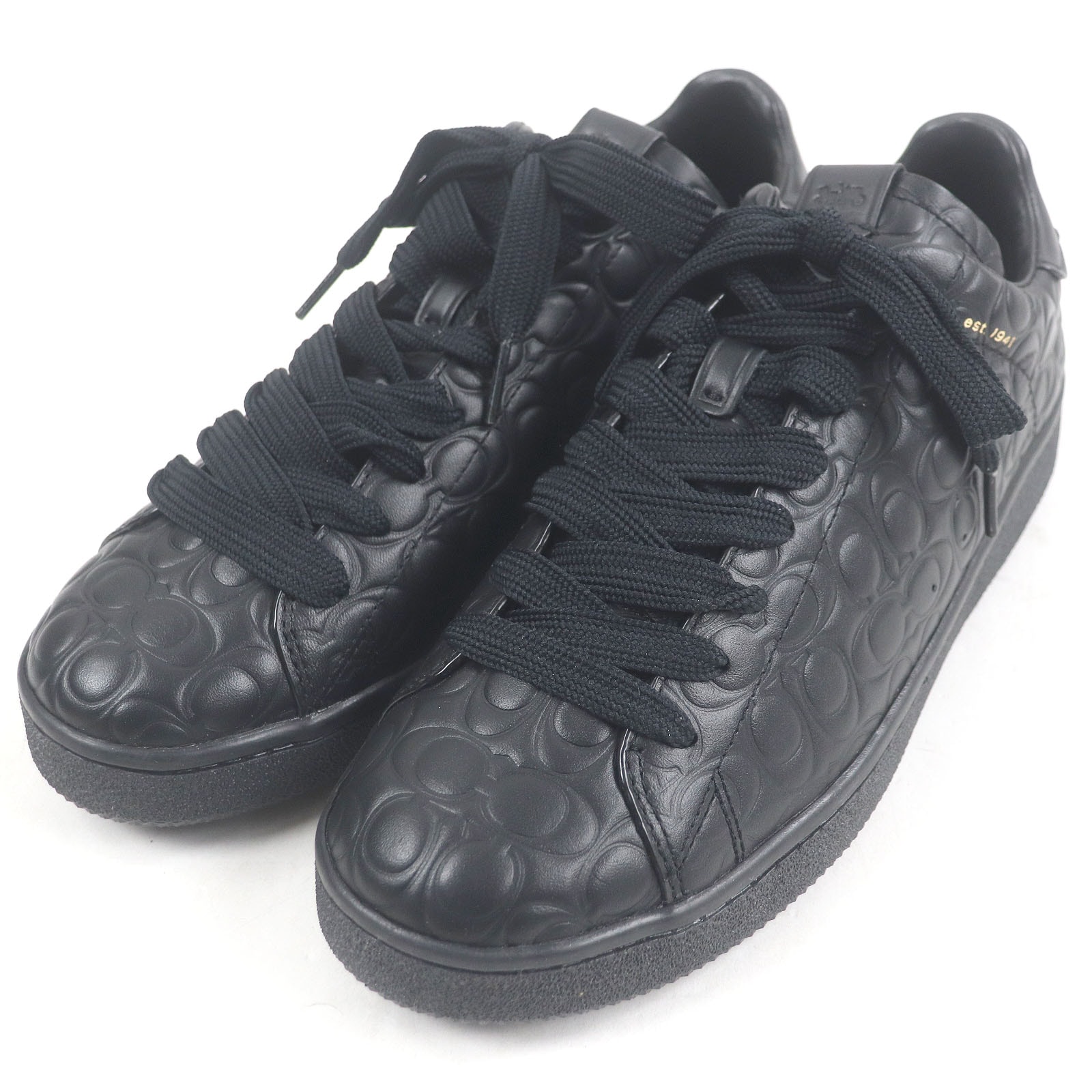 未使用品 コーチ
 スニーカー ブラック メンズ 43