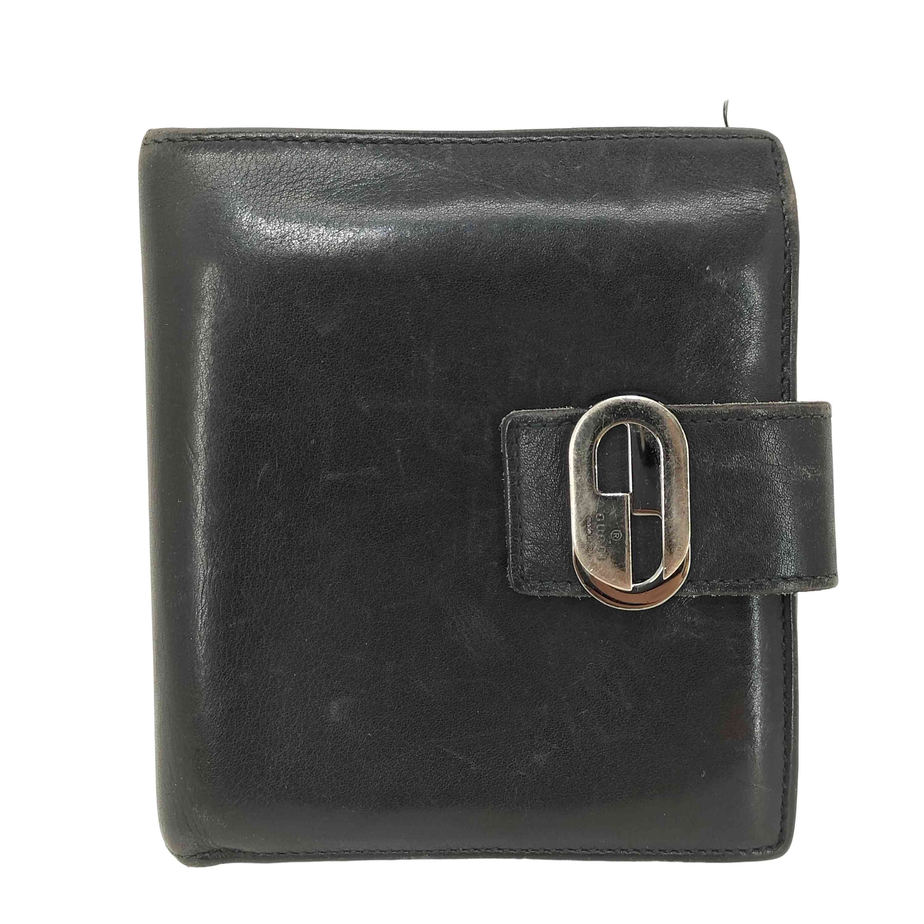 Wホック レザー 2つ折り財布【1141621751175】