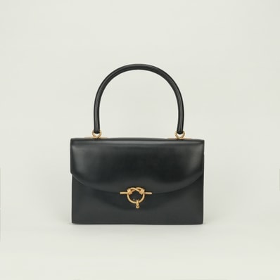 エルメス HERMES コンドリエール バッグ トートバッグ ボックスカーフ ノワール Noir ブラック Black 黒 ゴールド金具 ハンドバッグ