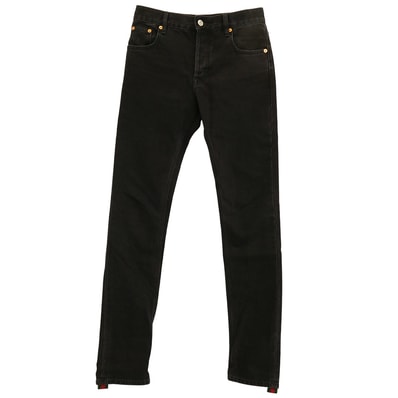 GUCCI グッチ デニムパンツ 796483 XDC29 Slim fit jeans スリム フィット デニム パンツ ブラック系 28【極上美品】【中古】
