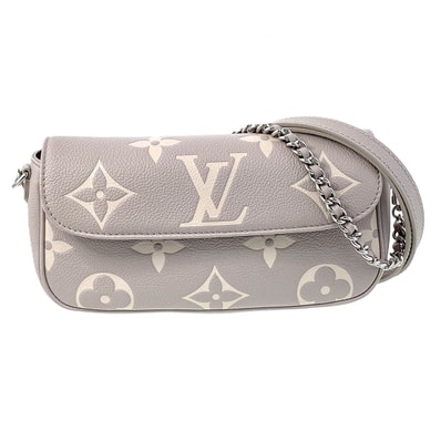 Louis Vuitton Wallet On Chain Ivy Monogram Empreinte "Brume/Quartz"