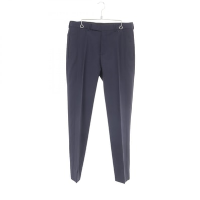 ディオール・オム DIOR HOMME ステッチ パンツ 衣料品 ボトムス ウール モヘヤ メンズ ネイビー系 833C116W3098 【中古】