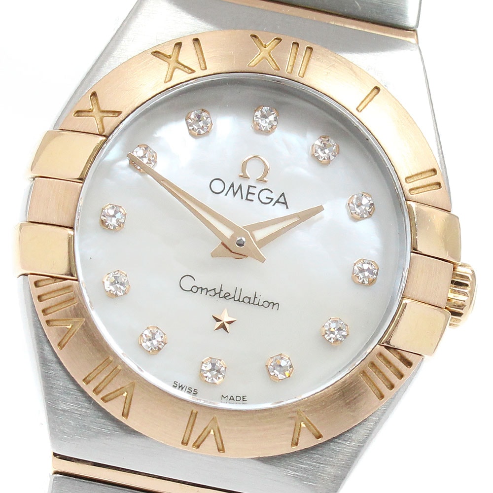 オメガ コンステレーション ブラッシュ レディース 【中古】