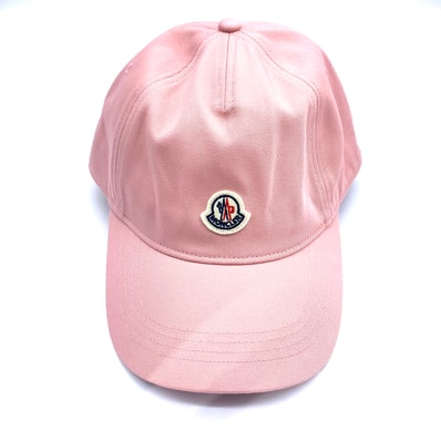Moncler Logo baseball cap pink