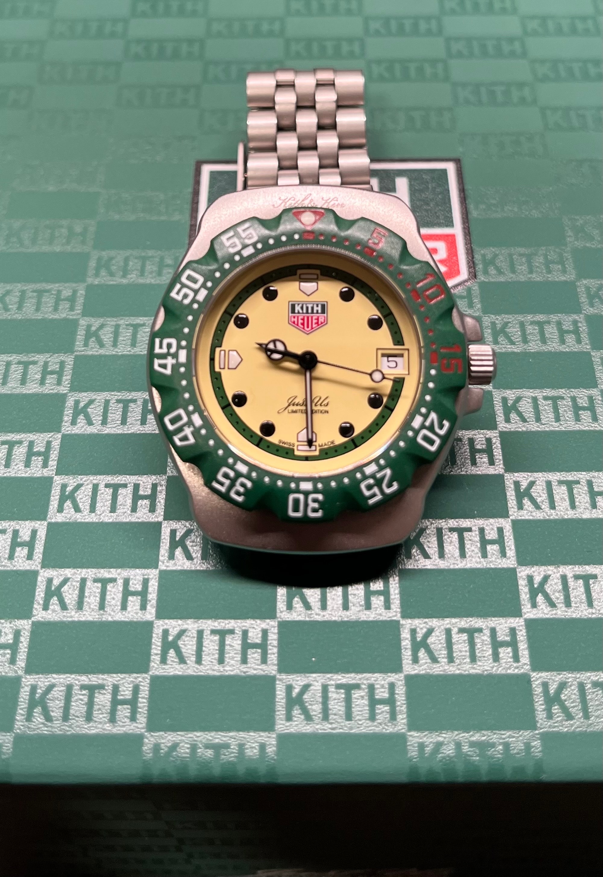 TAG Heuer x Kith Formula 1 Paris Exclusive 350 "Green" wa121n-ba0023