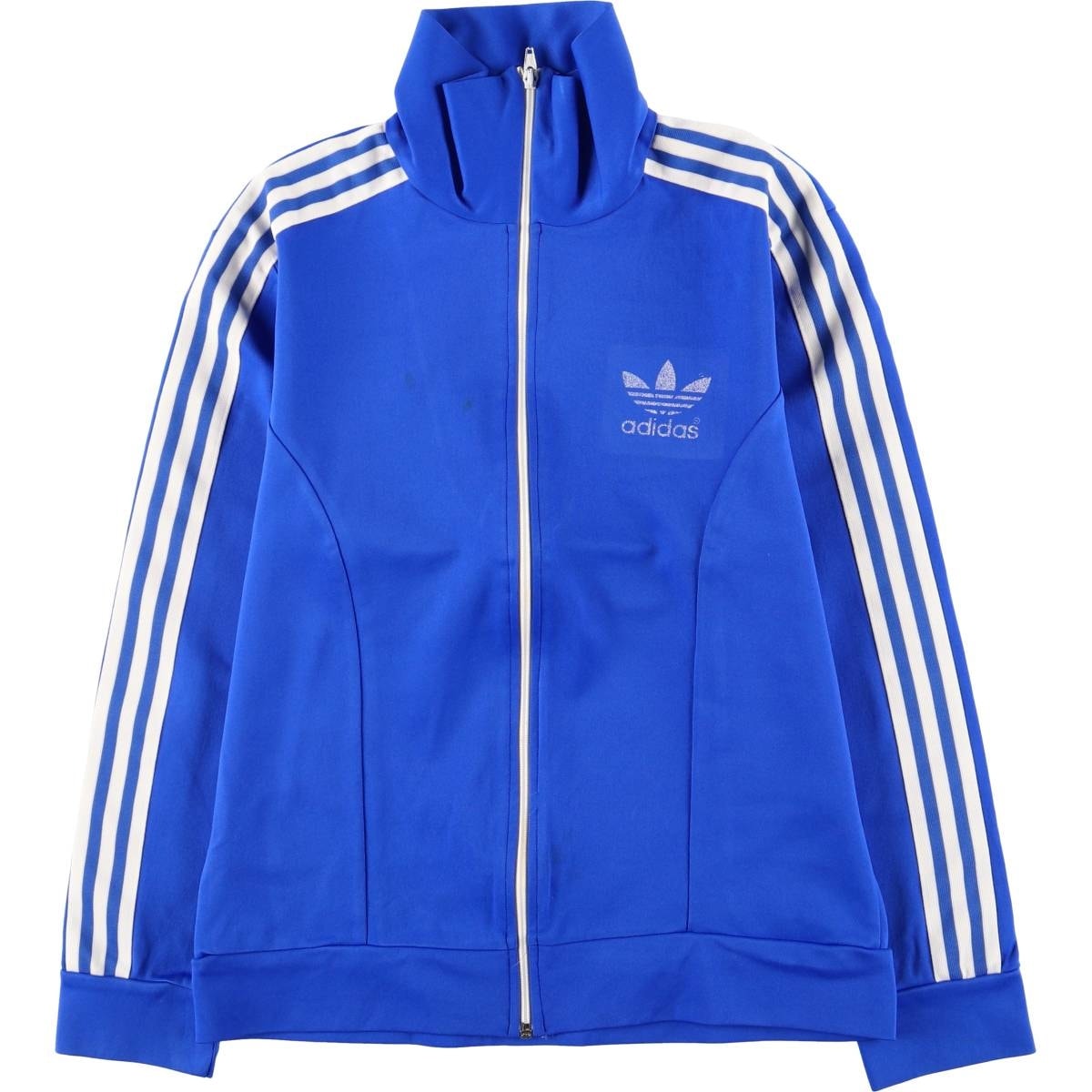 古着 80年代 アディダス adidas トレフォイルロゴ ジャージ トラックジャケット メンズM相当 ヴィンテージ/eaa612496